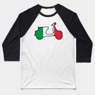 Italy Scooter Baseball T-Shirt